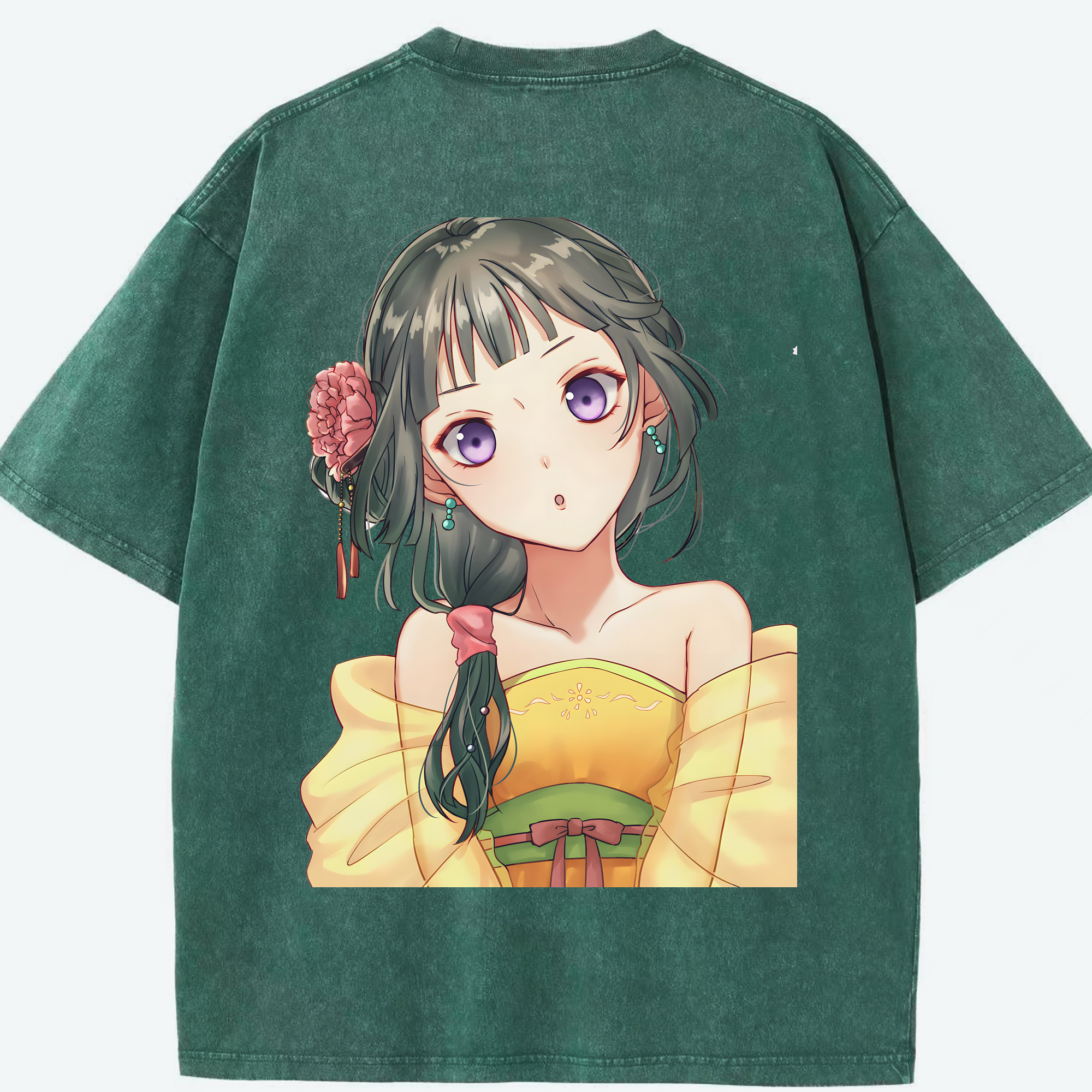 （画像用） 薬屋のひとりごと The Apothecary Diaries 綿100% ヴィンテージ風 半袖Tシャツ（背面プリント）